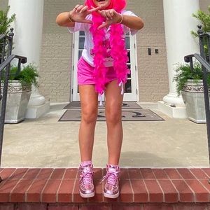 sonic pink lululemon skirt